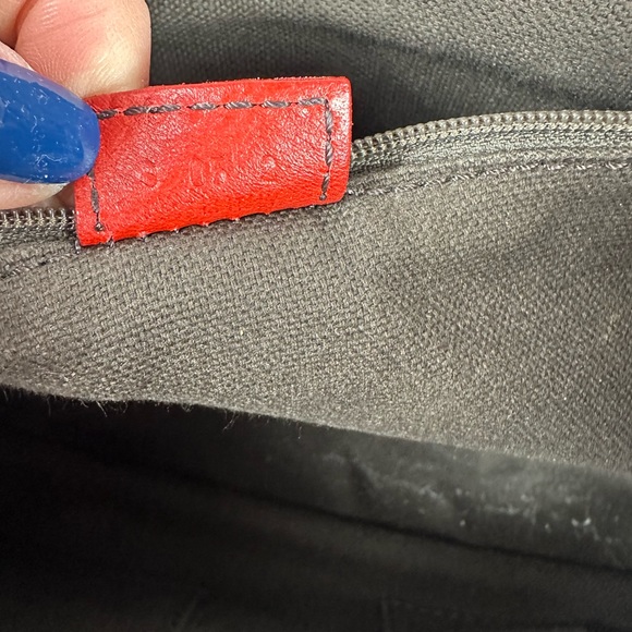 Burberry Red Leather Shoulder Bag - Picture 12 of 16